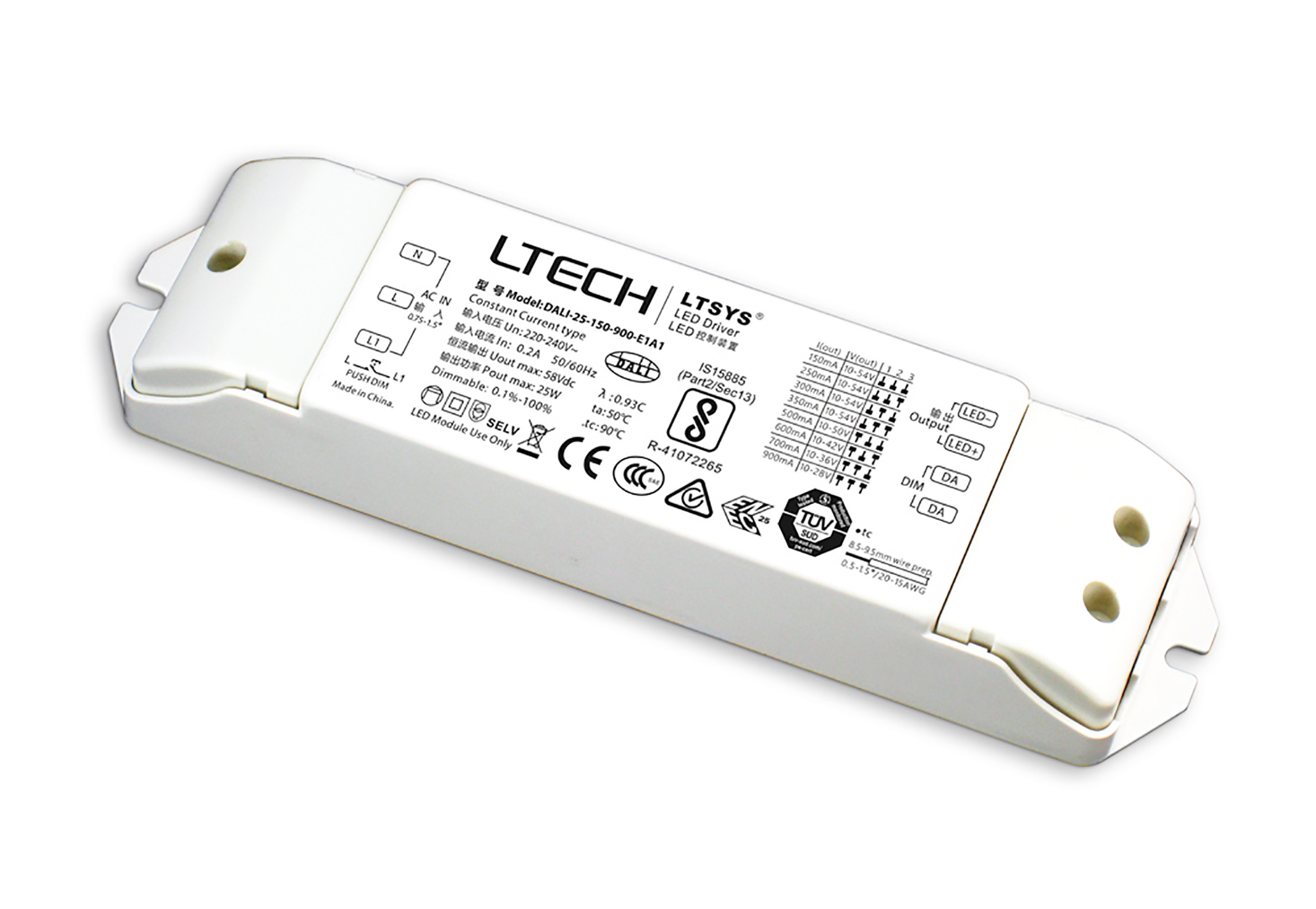 Dali Constant Current Drivers LTECH Dali Driver